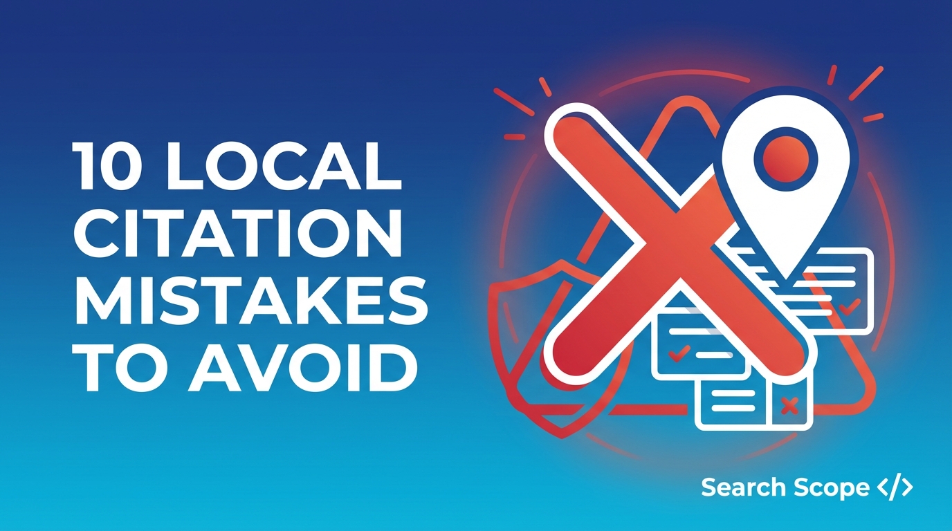 10 Local Citation Mistakes to Avoid (2026)