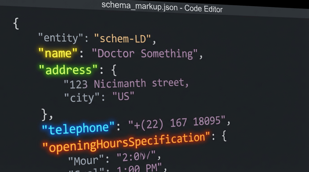 Schema markup describes your entity properties to search engines