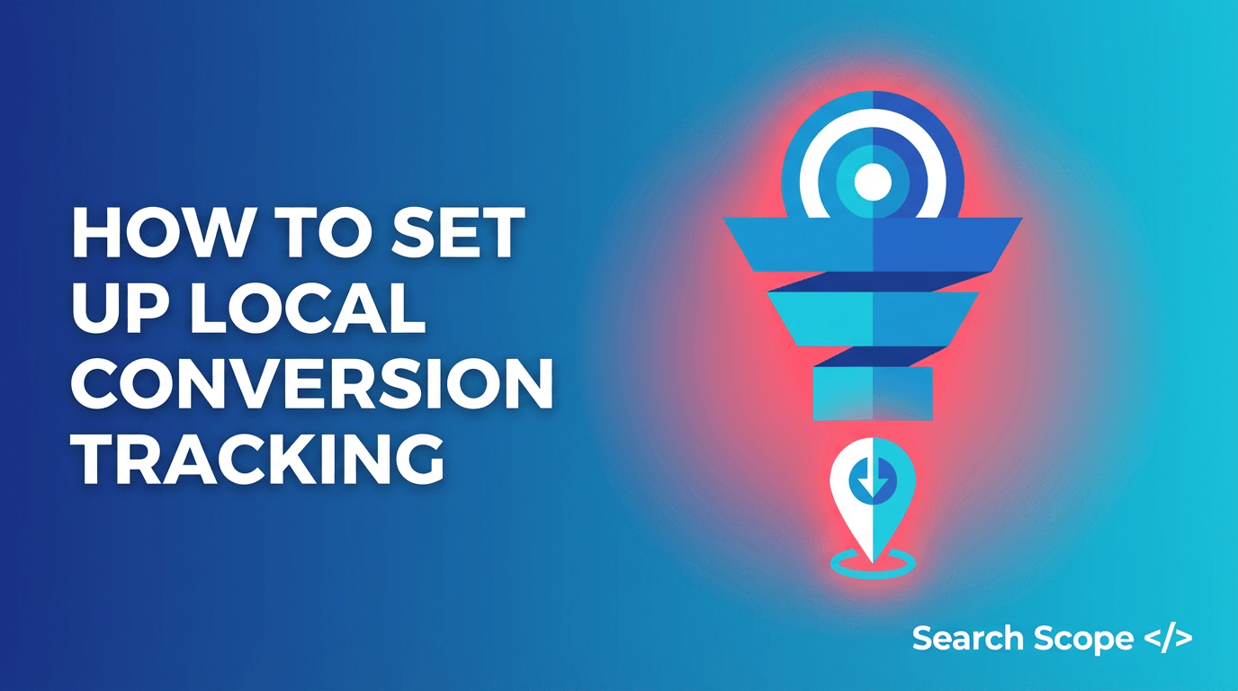 Guide on setting up local conversion tracking