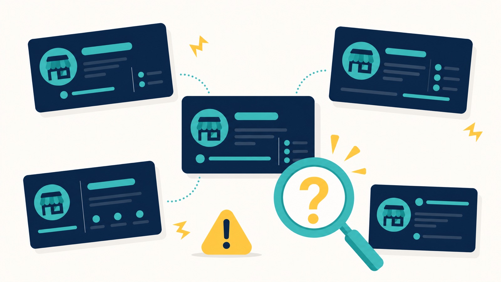 Inconsistent business information confusing search engines