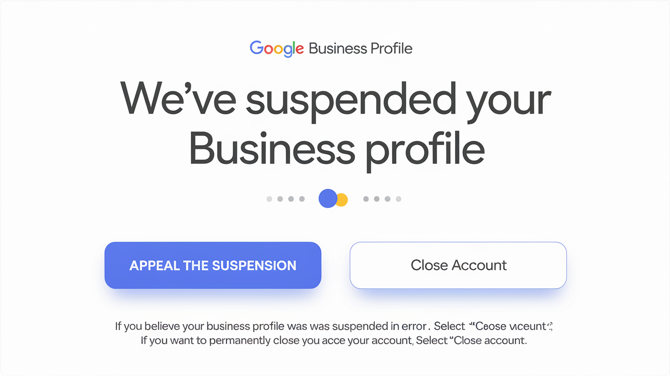 An abstract image showing two identical business profiles, indicating a duplicate listing.