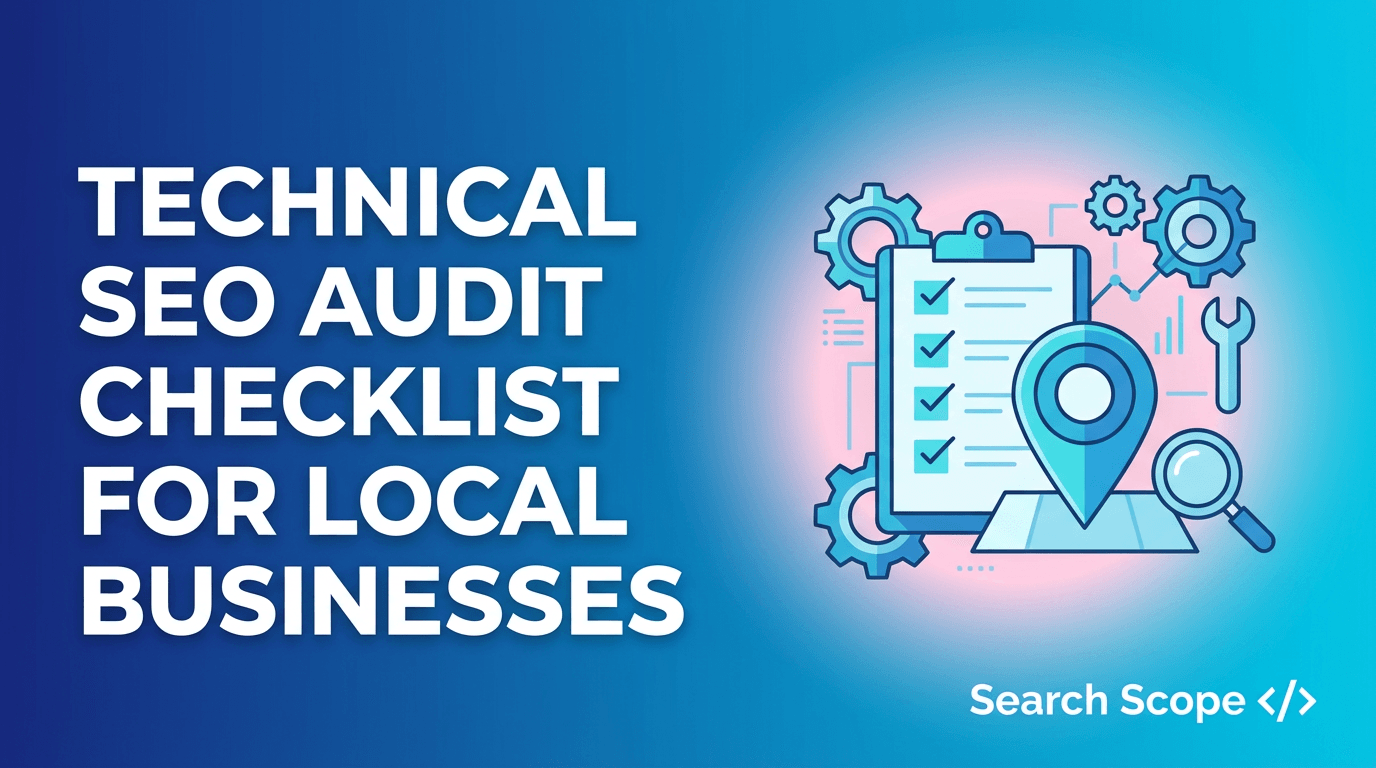 Technical SEO audit checklist for local businesses