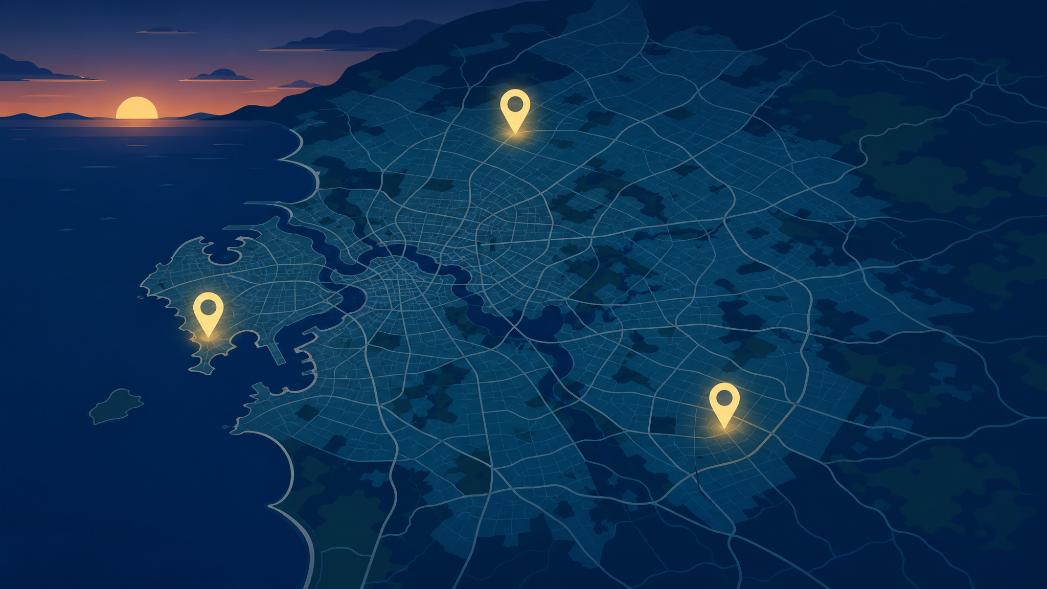 Multiple verified bases of operation spread across an Australian metro to offset the proximity penalty
