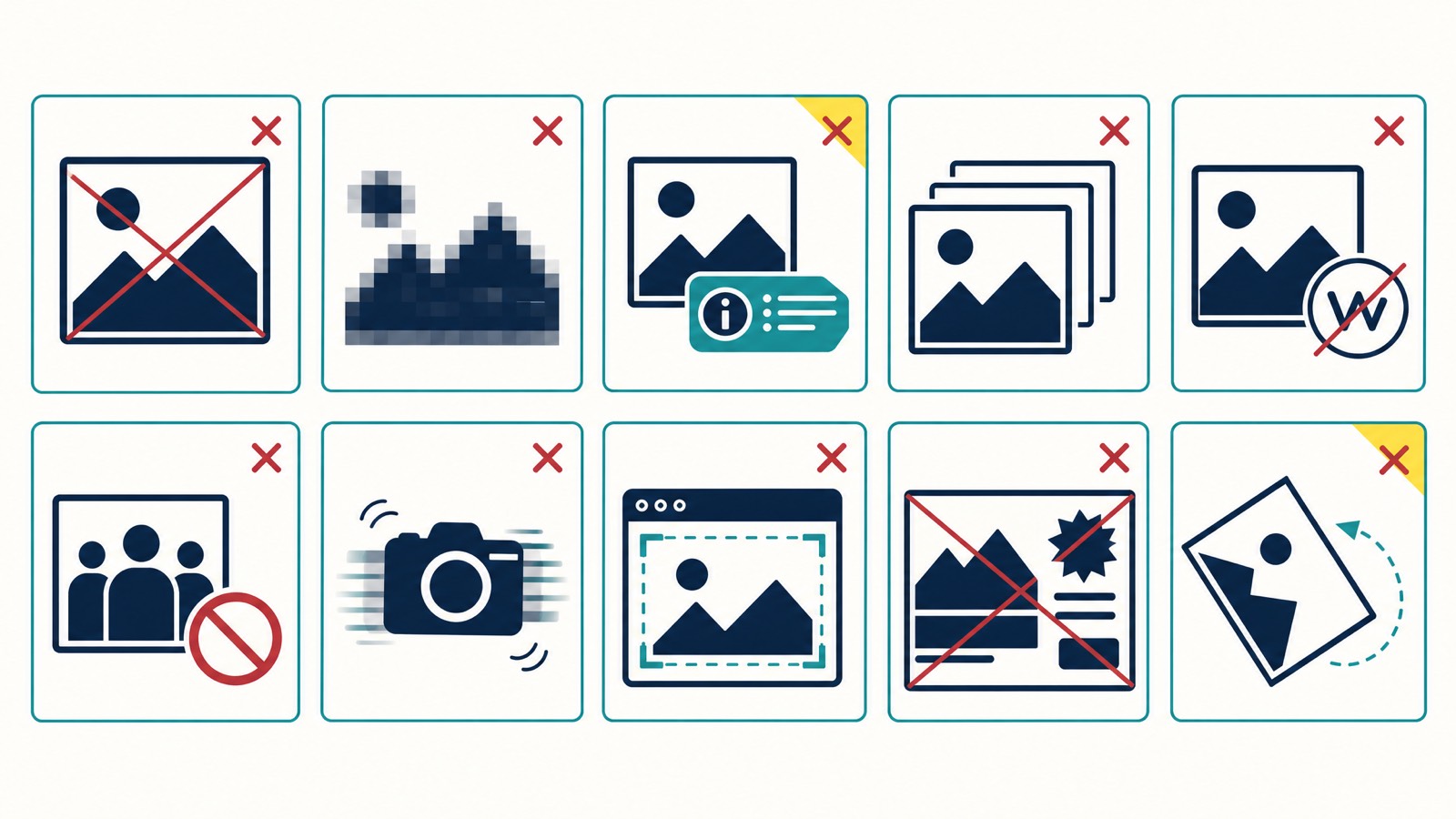 The ten most common reasons Google rejects Business Profile photos, stock detection, low resolution, EXIF issues, duplicates and more