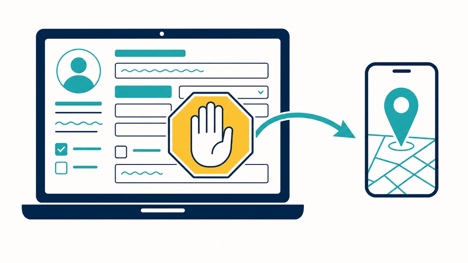 Graphic: Stop Direct Edits to Business Profile Alert
