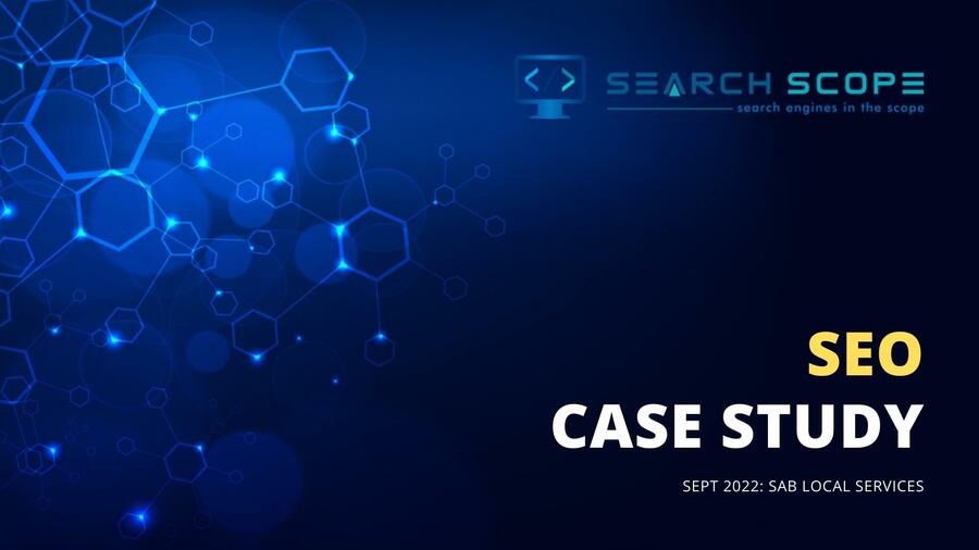 seo case study sept 2022 SAB local services