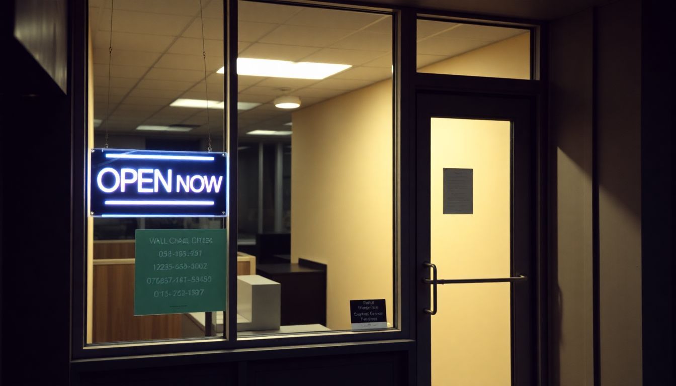 A tidy and welcoming storefront with an 'Open Now' sign. A tidy and welcoming storefront with an 'Open Now' sign.