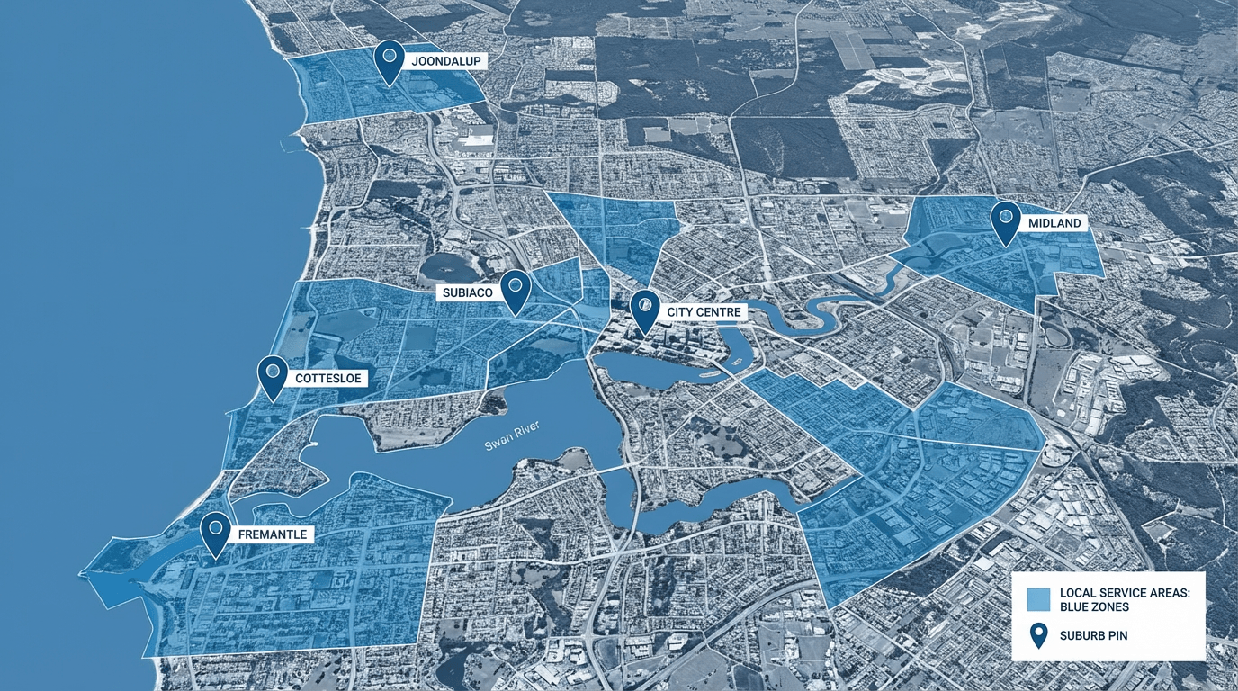 perth city aerial view showing different suburbs w 1773290933010