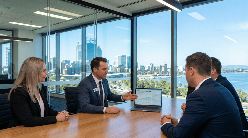professional business meeting scene showing perth 1773290846007