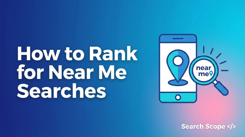 how to rank for ‘near me’ searches in perth