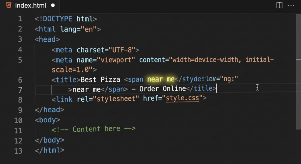 optimise your title tags
