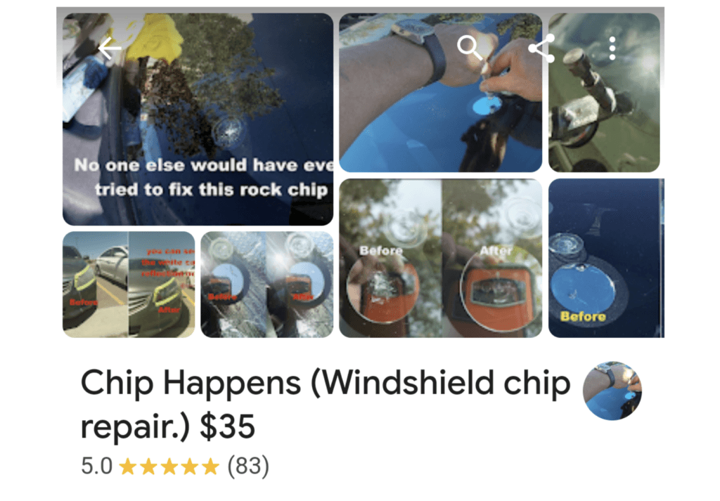 keyword stuffing business name field