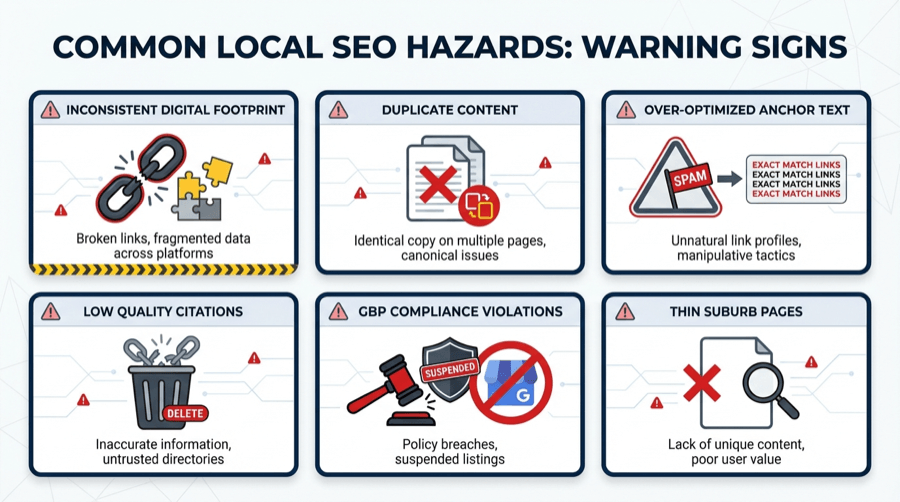 common local seo mistakes