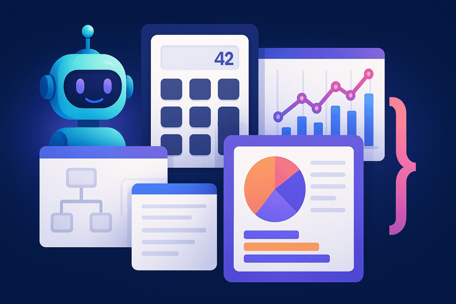 ai powered interactive html tools and visuals