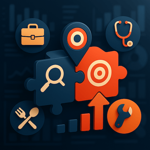 Icons depicting various professional and lifestyle themes