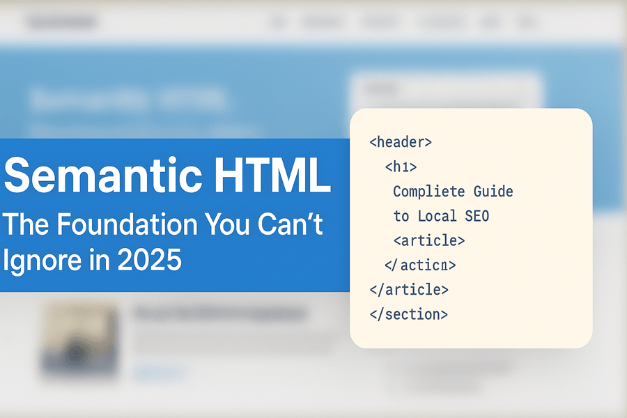 semantic html the foundation you cannot ignore
