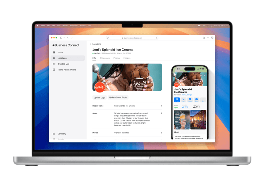 apple business connect