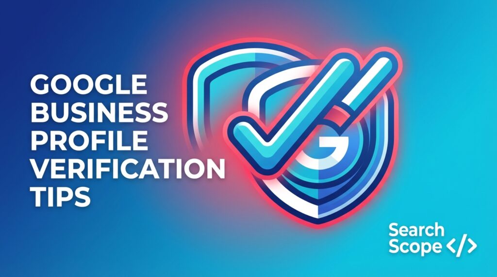 Google Business Profile Verification Tips poster