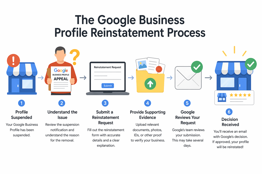 the google business profile reinstatement process